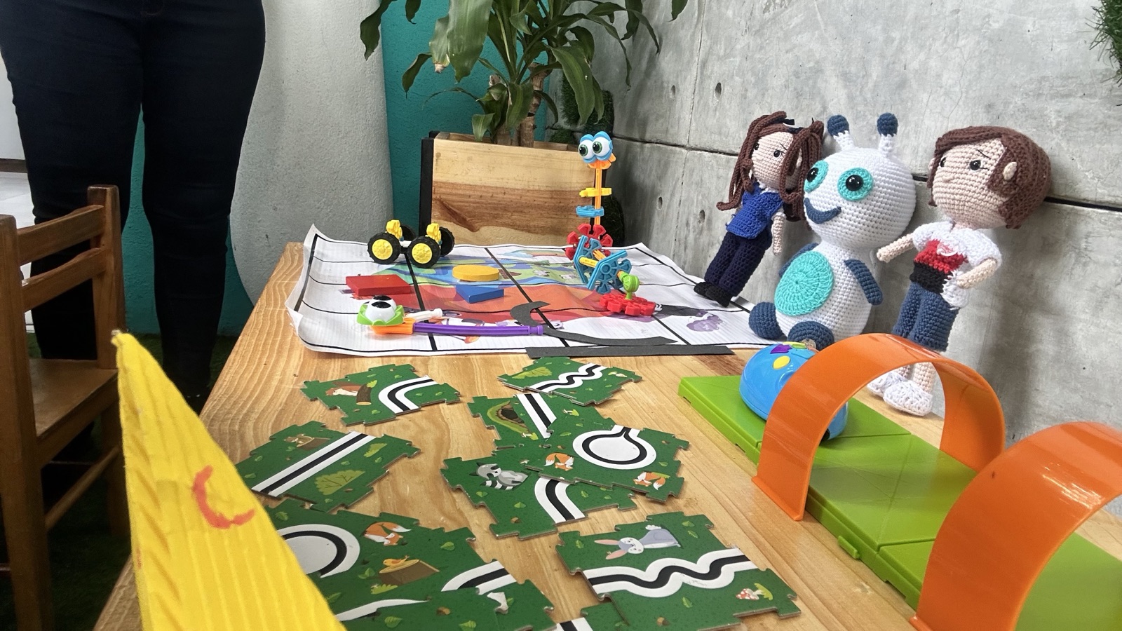 Clase de programación en el Colegio Padua